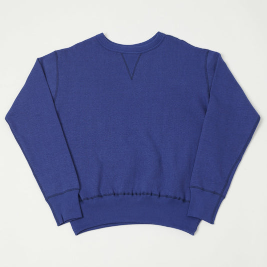 Denime - Lot 260- 4-Needle Sweatshirt Blue