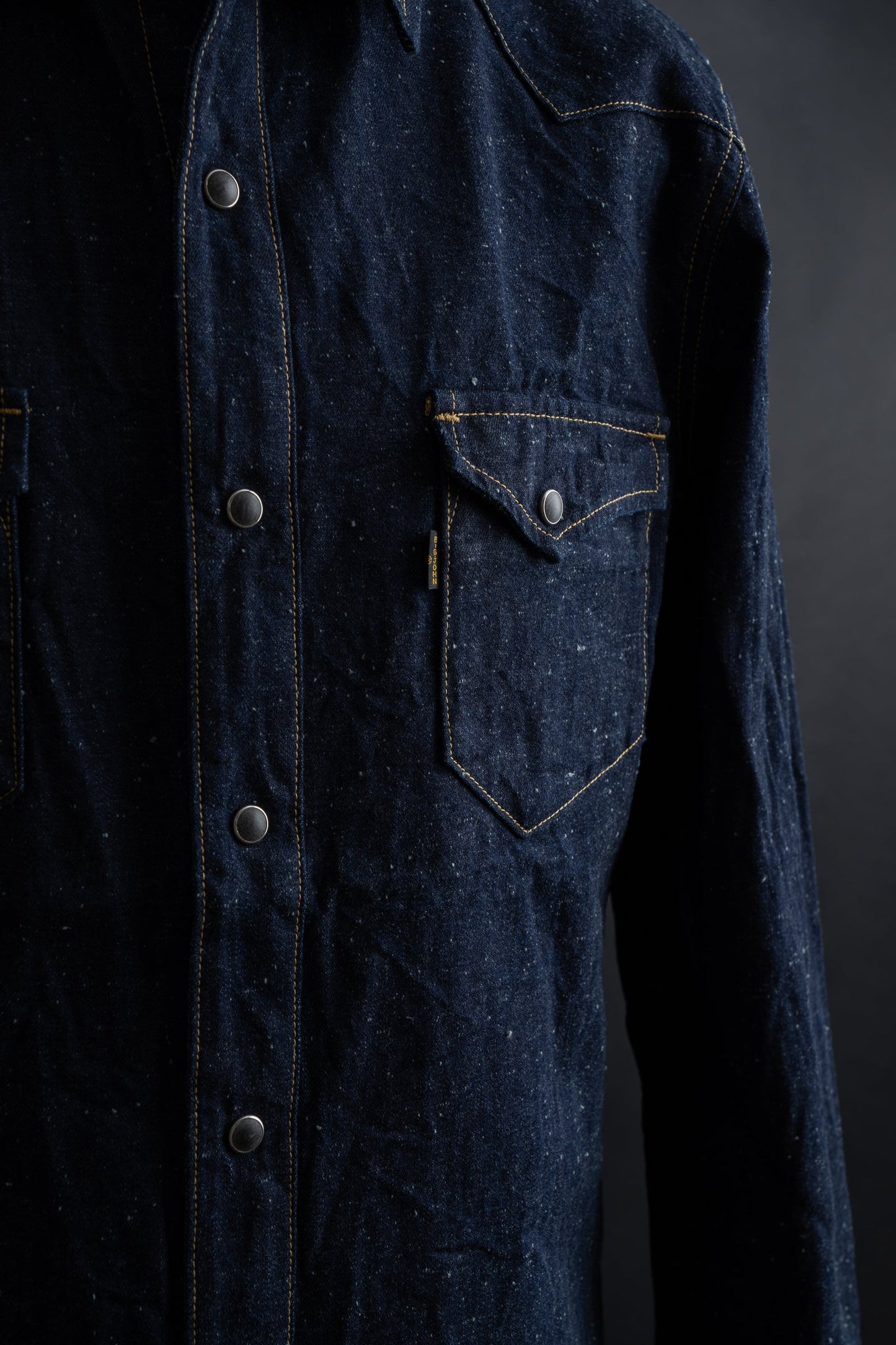 BIG JOHN - MS004E 10oz Nep Selvedge Denim Shirt