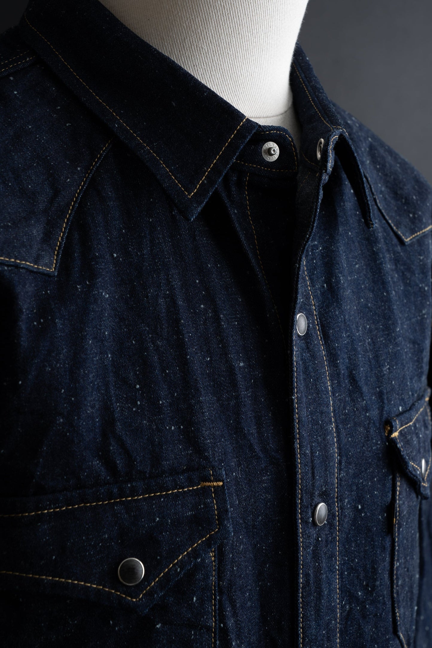 BIG JOHN - MS004E 10oz Nep Selvedge Denim Shirt