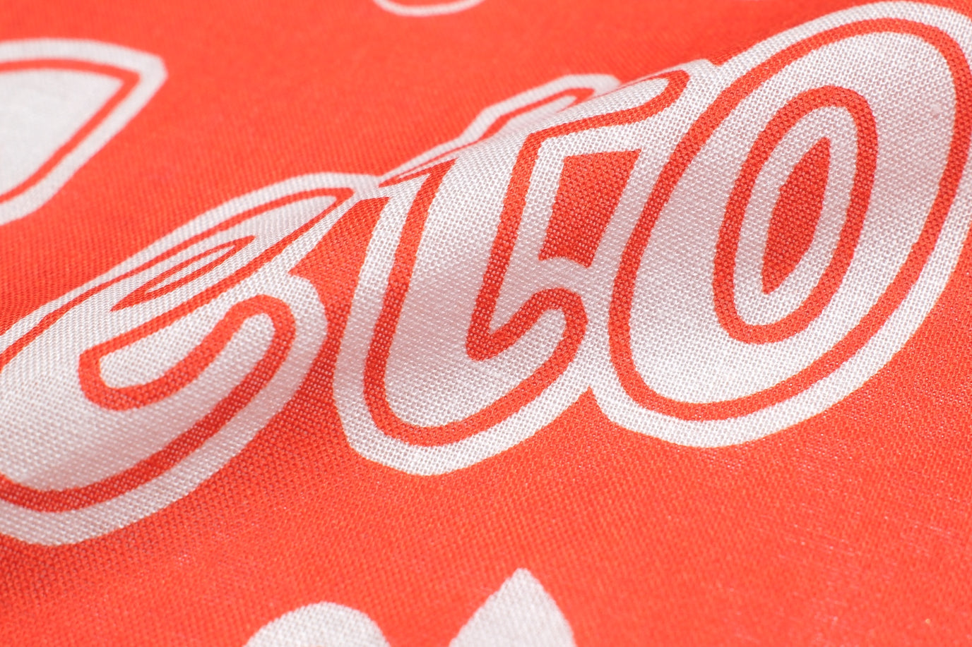 Omoto Denim - 9302 Kojima Selvedge Bandana Orange