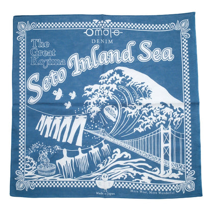 Omoto Denim - 9302 Kojima Selvedge Bandana Blue