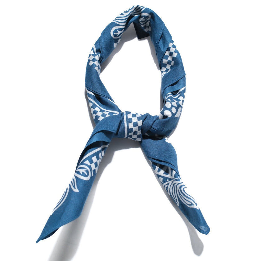 Omoto Denim - 9302 Kojima Selvedge Bandana Blue