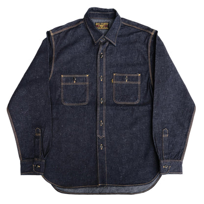 BIG JOHN - MS005E-001 Nep Denim Work Shirt