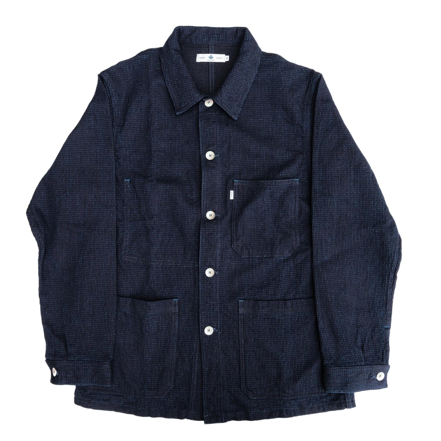 Omoto Denim - 3720 12oz Cube Sashiko Chore Jacket