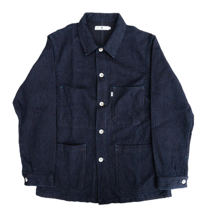 Omoto Denim - 3720 12oz Cube Sashiko Chore Jacket
