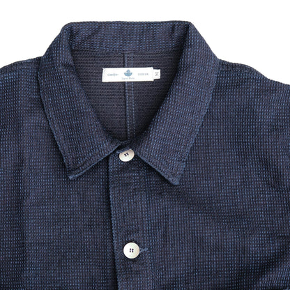 Omoto Denim - 3720 12oz Cube Sashiko Chore Jacket