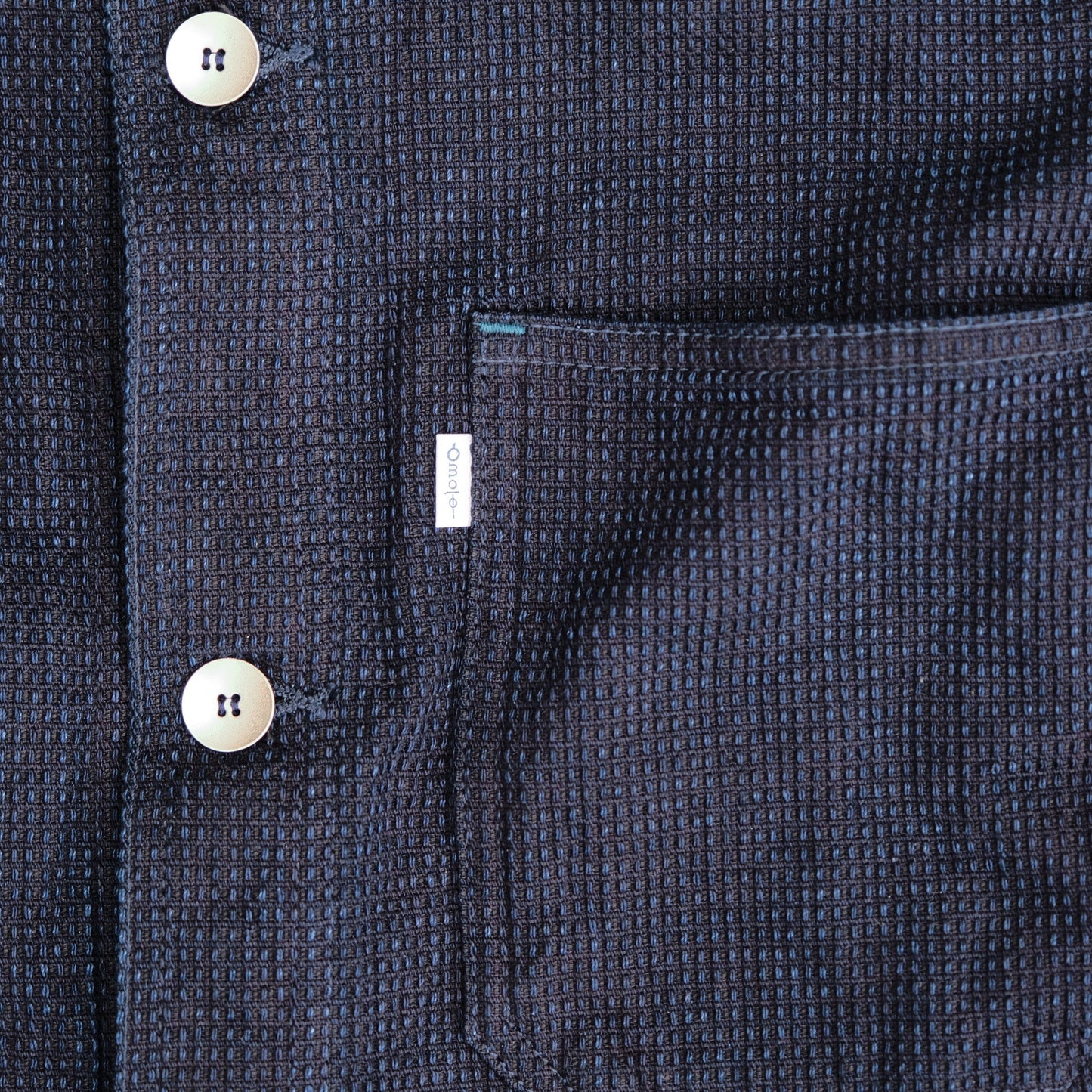 Omoto Denim - 3720 12oz Cube Sashiko Chore Jacket