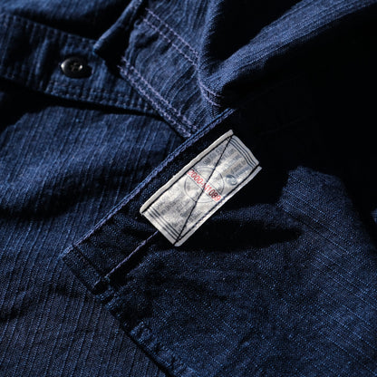 Samurai Jeans - SSS25-YRCW Double Indigo Work Shirt