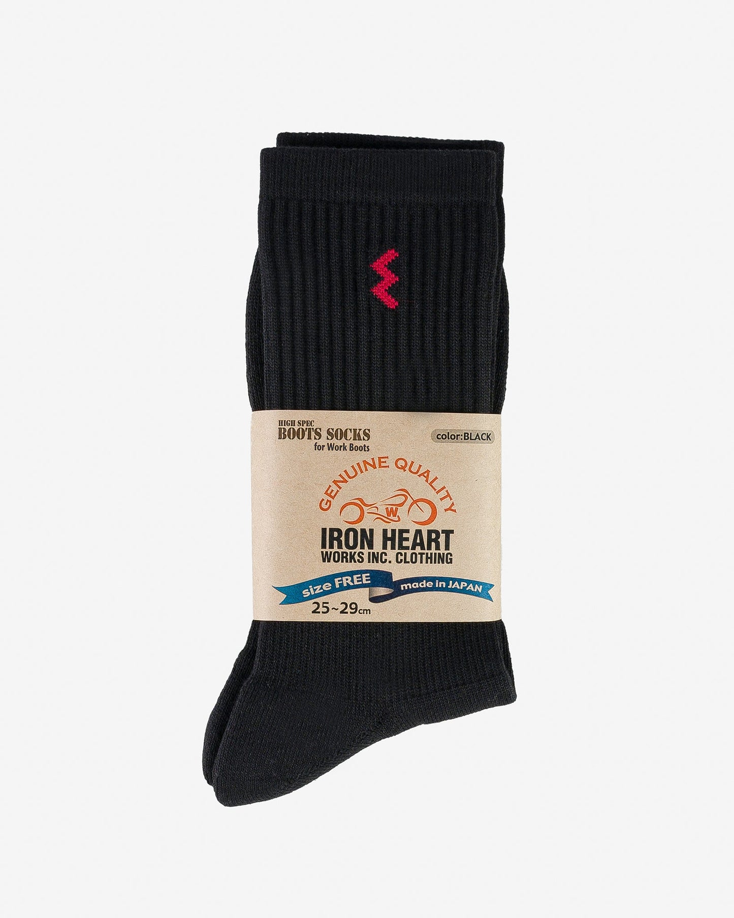 Iron Heart - Socks Work Boot Black