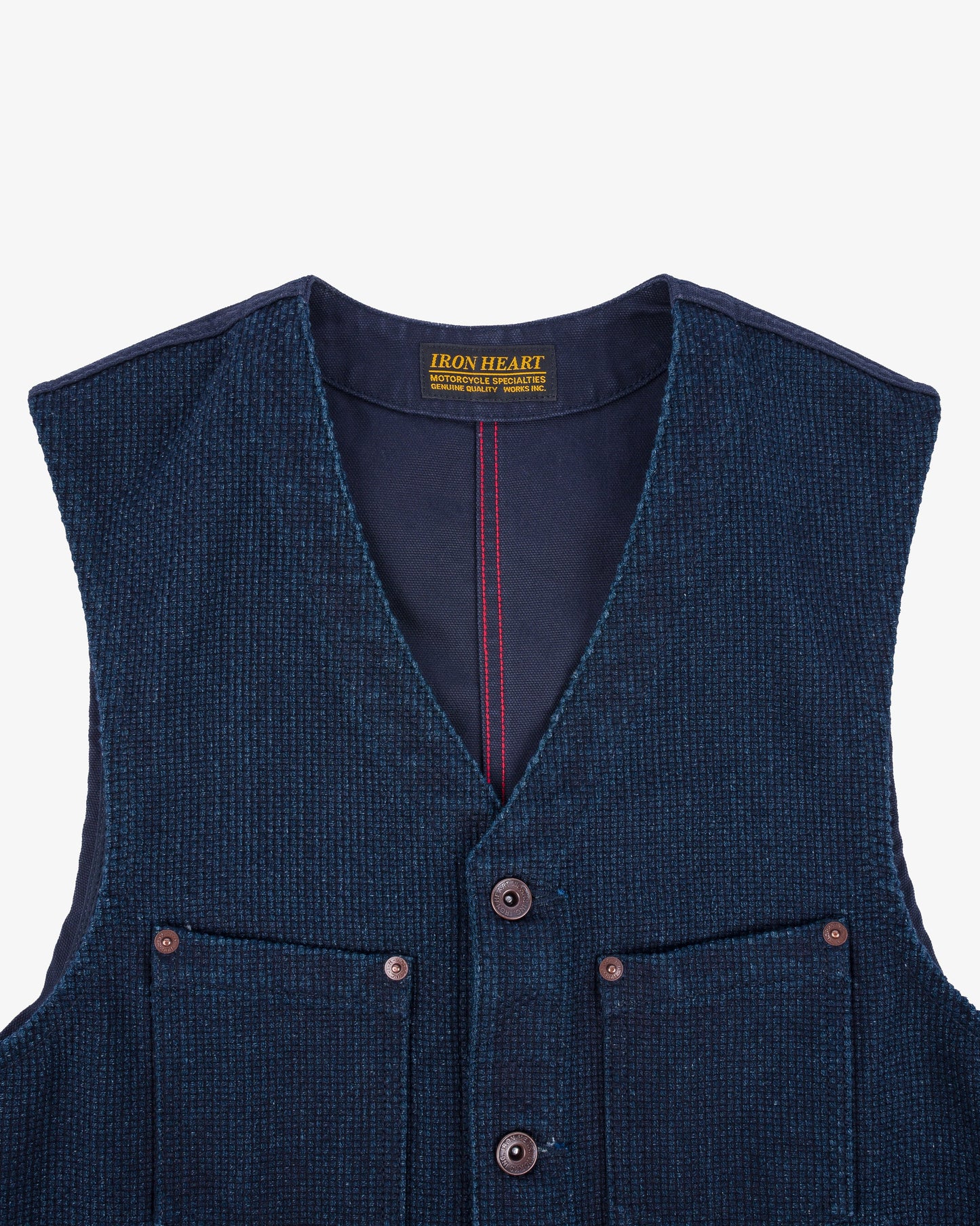 Iron Heart - IHV-50-IND 14 Dobby Sashiko Vest