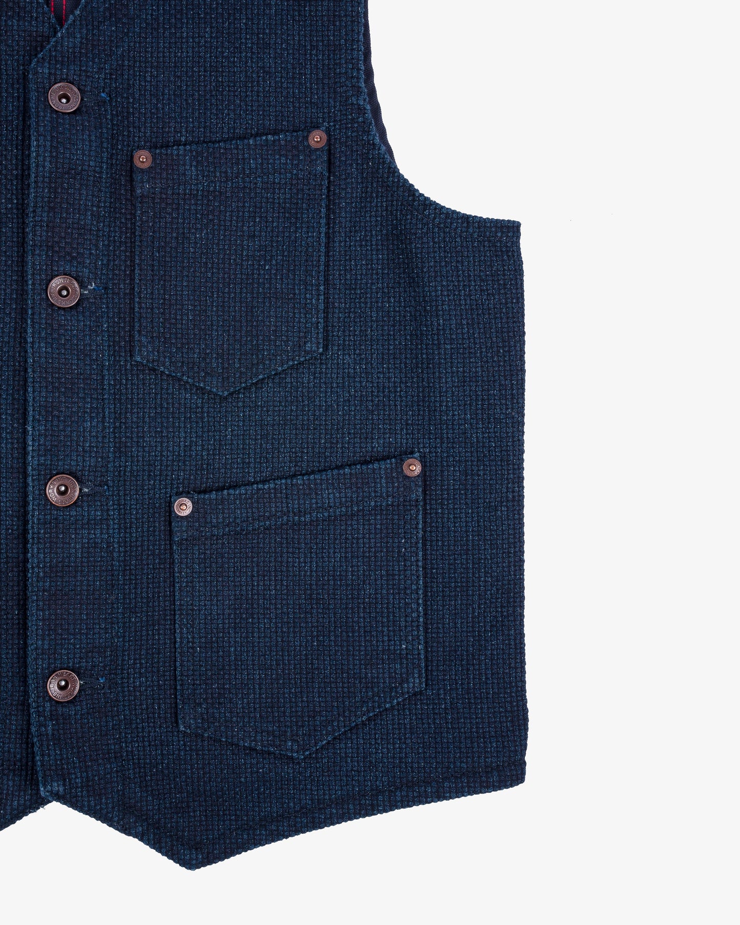 Iron Heart - IHV-50-IND 14 Dobby Sashiko Vest
