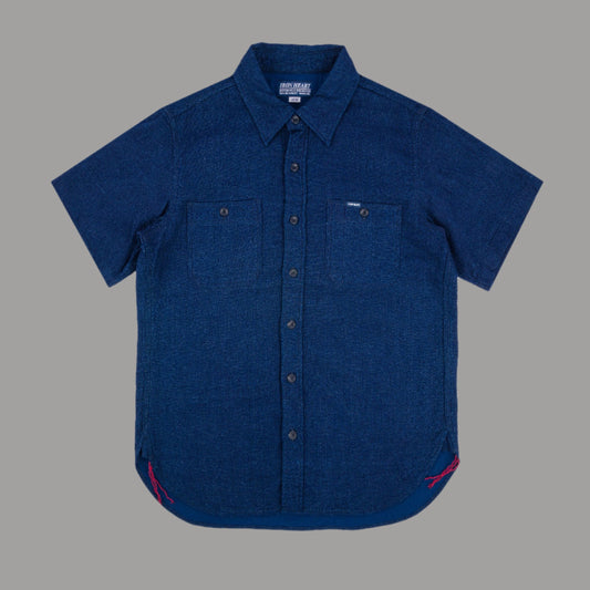 Iron Heart - IHSH-417 Double Gauze Work Shirt Indigo