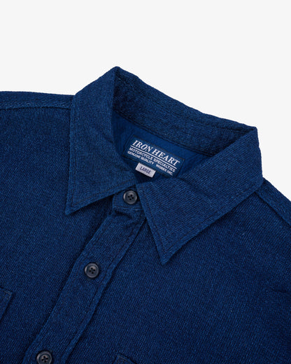 Iron Heart - IHSH-417 Double Gauze Work Shirt Indigo
