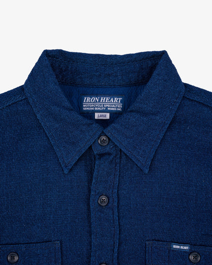 Iron Heart - IHSH-417 Double Gauze Work Shirt Indigo