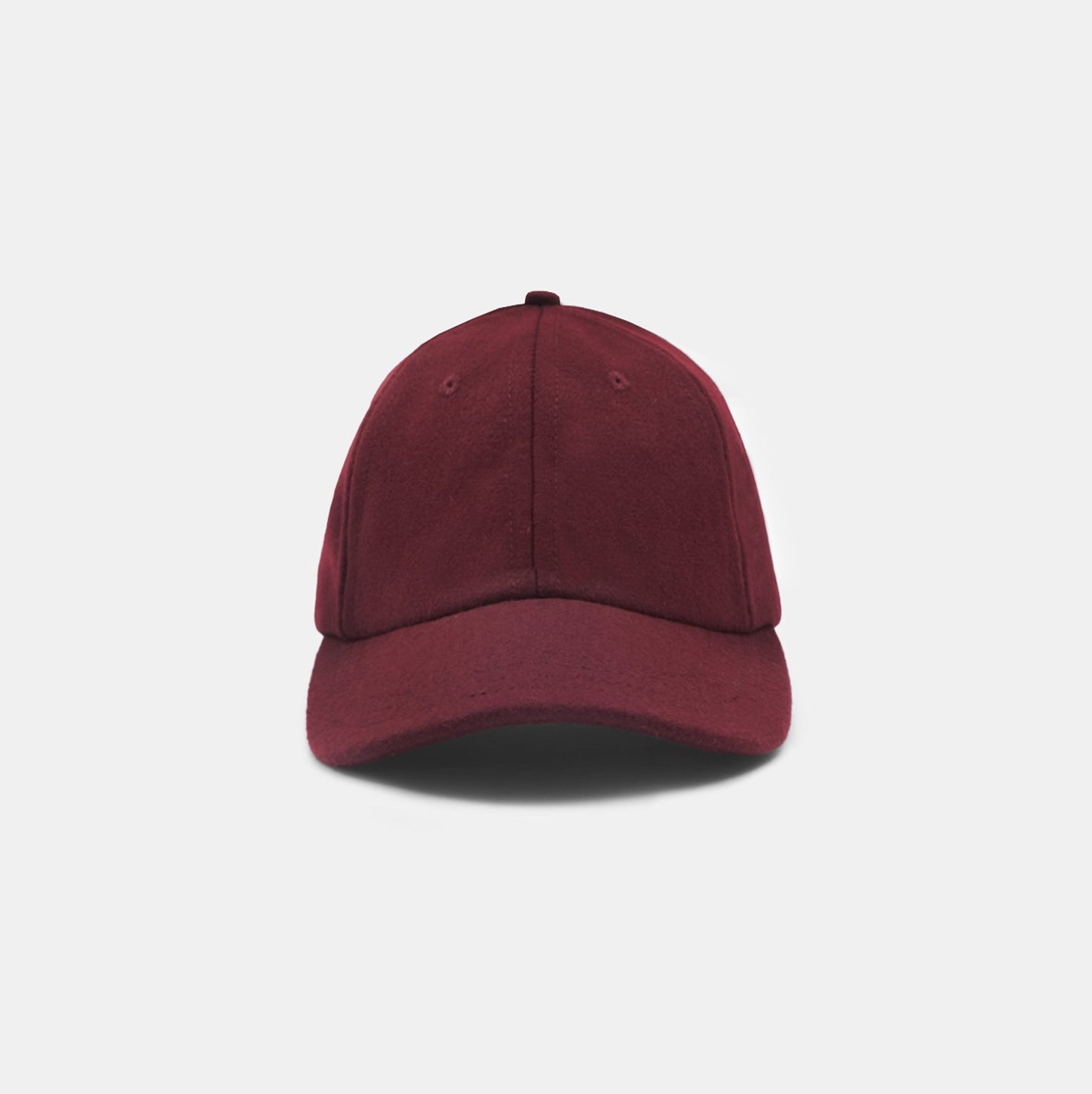 Dehen 1920 - Unstructured Wool Baseball Hat - Burgundy