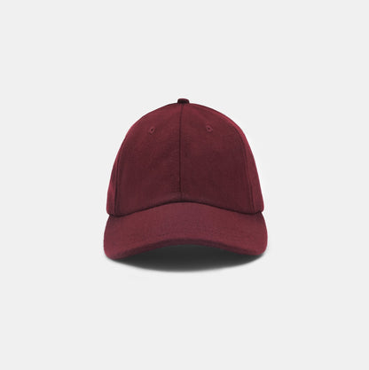 Dehen 1920 - Unstructured Wool Baseball Hat - Burgundy