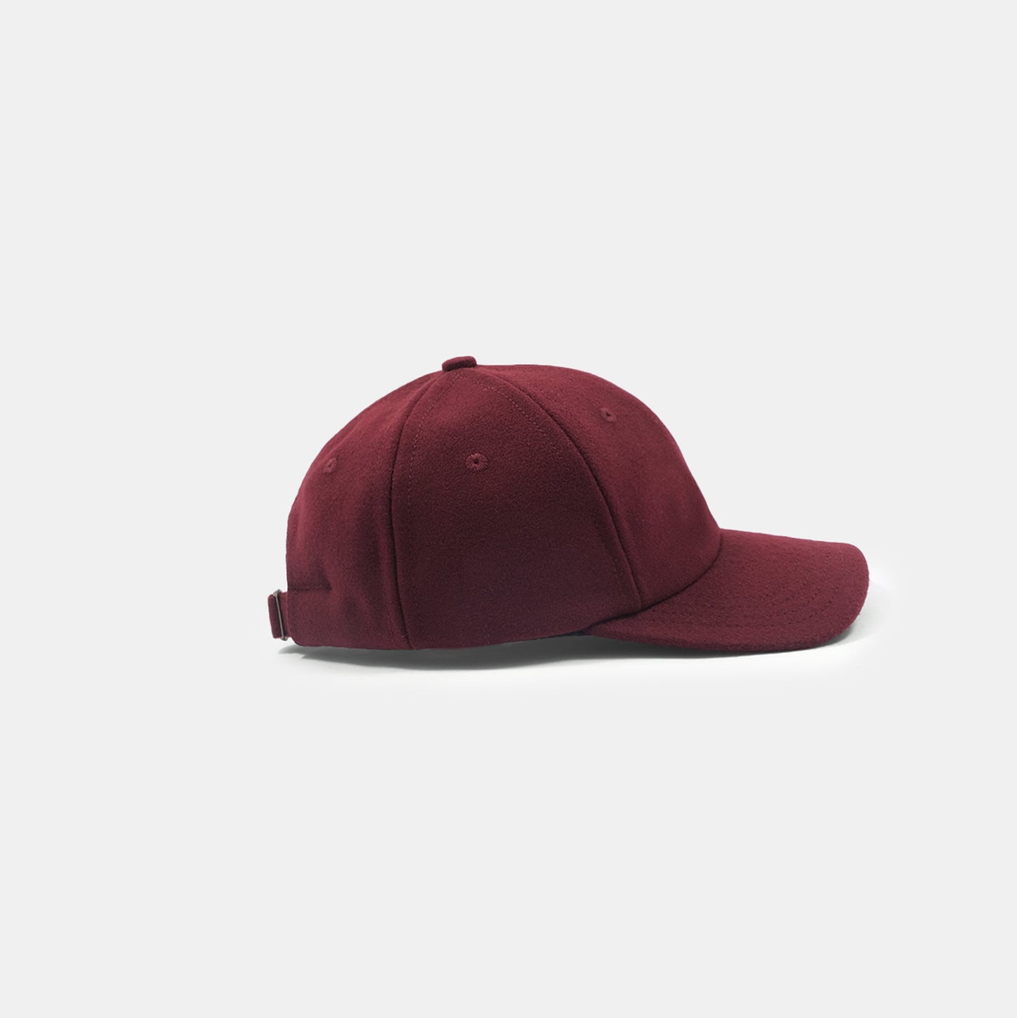 Dehen 1920 - Unstructured Wool Baseball Hat - Burgundy