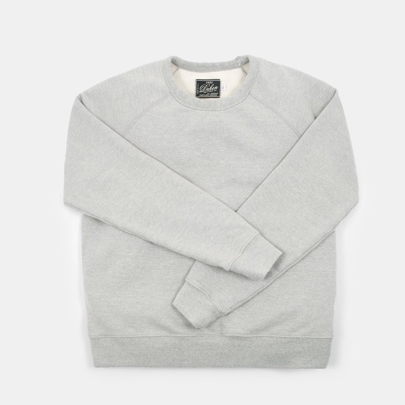Dehen 1920 - Heavy Duty Crew Sweat Heather Grey