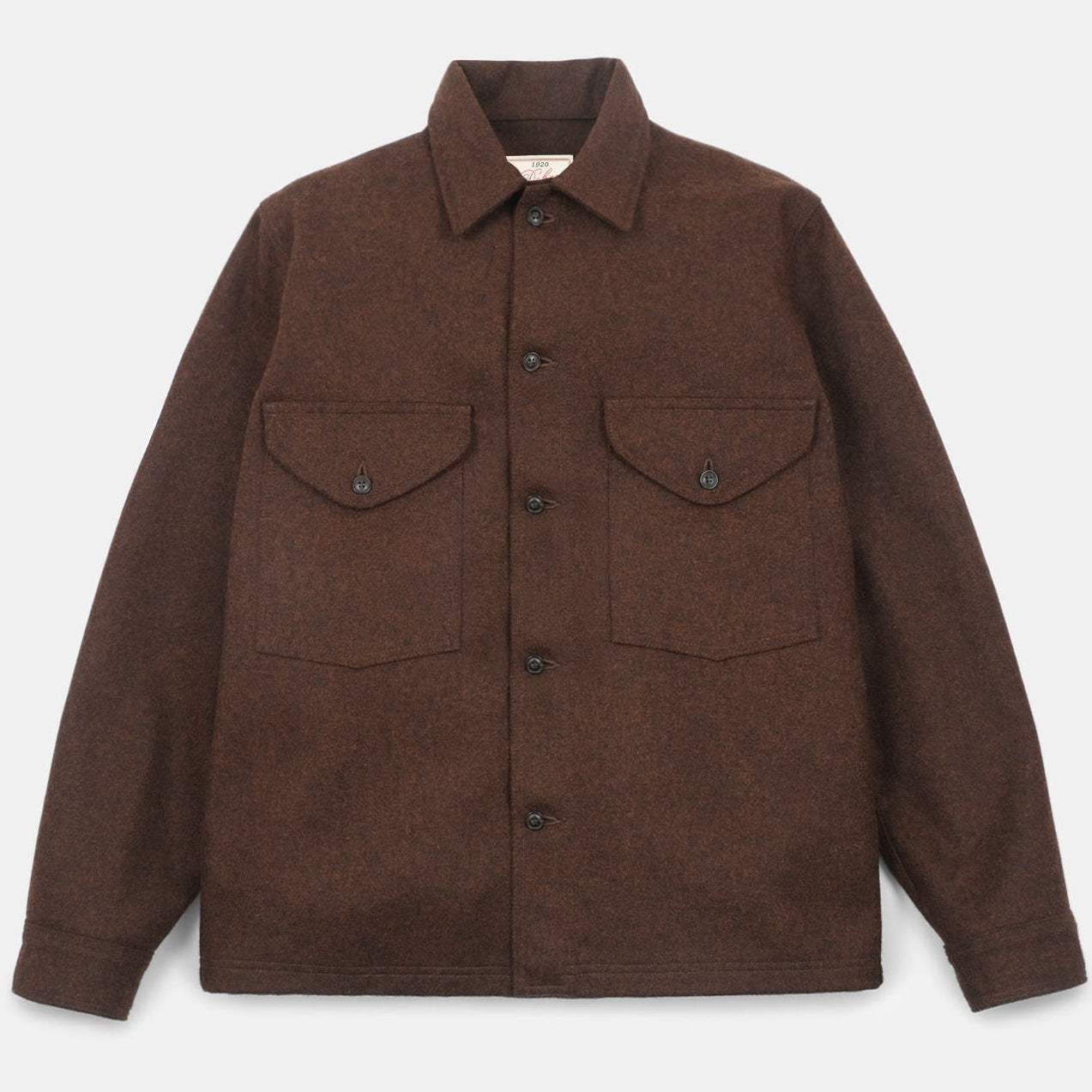 Dehen 1920 - Skyline Overshirt - Red Oak (Dk Brown Mix)
