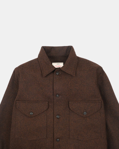 Dehen 1920 - Skyline Overshirt - Red Oak (Dk Brown Mix)