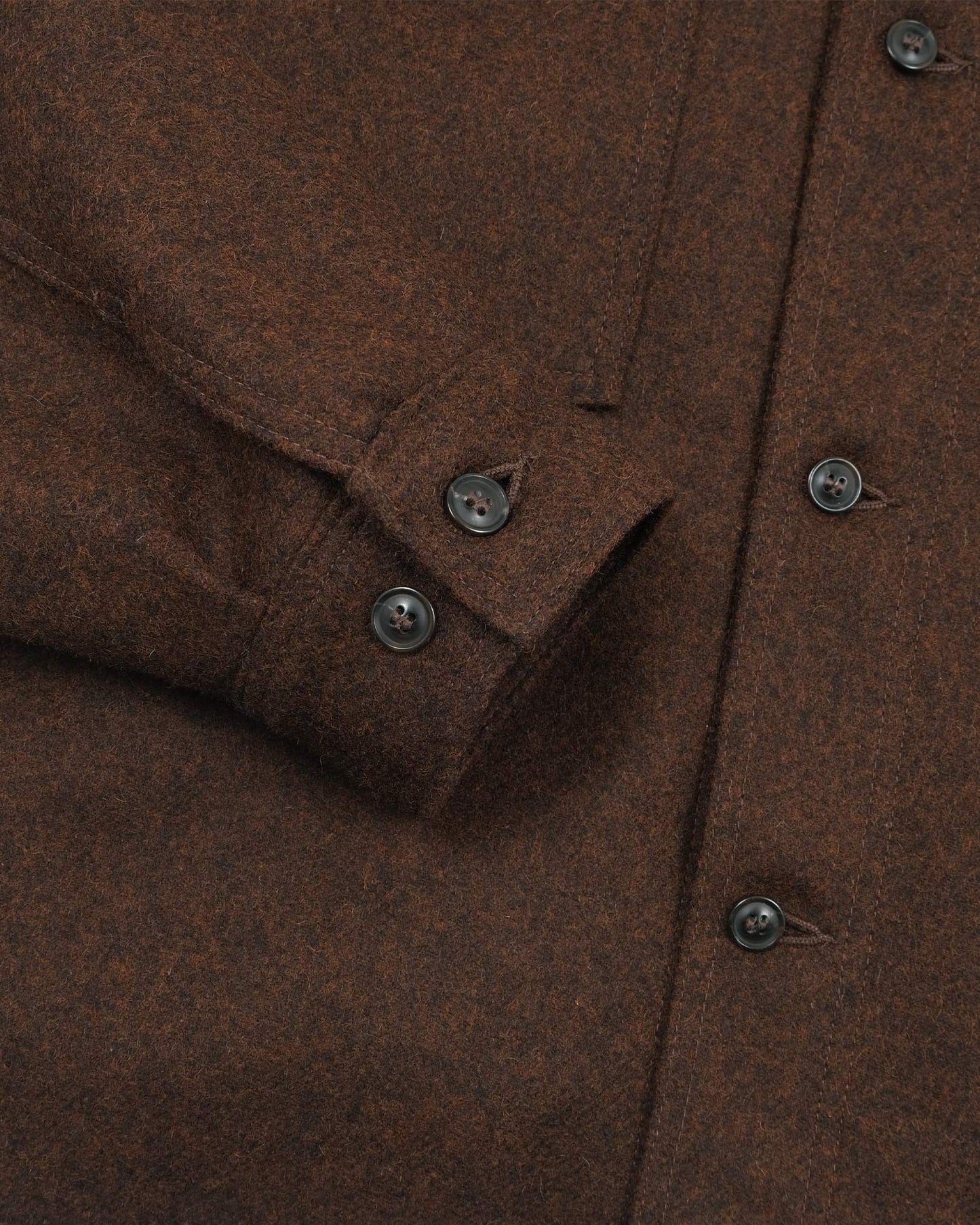 Dehen 1920 - Skyline Overshirt - Red Oak (Dk Brown Mix)