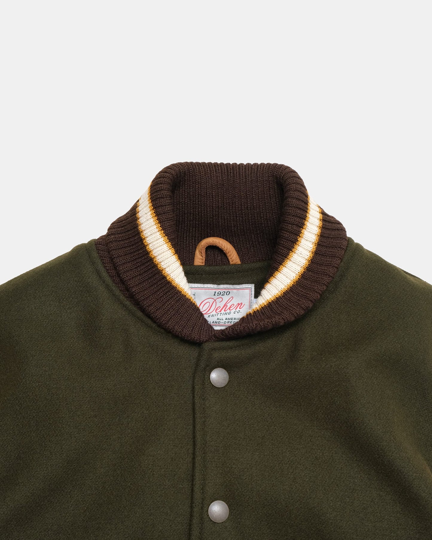 Dehen 1920 - Varsity Jacket Loden-Rust