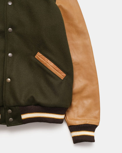 Dehen 1920 - Varsity Jacket Loden-Rust