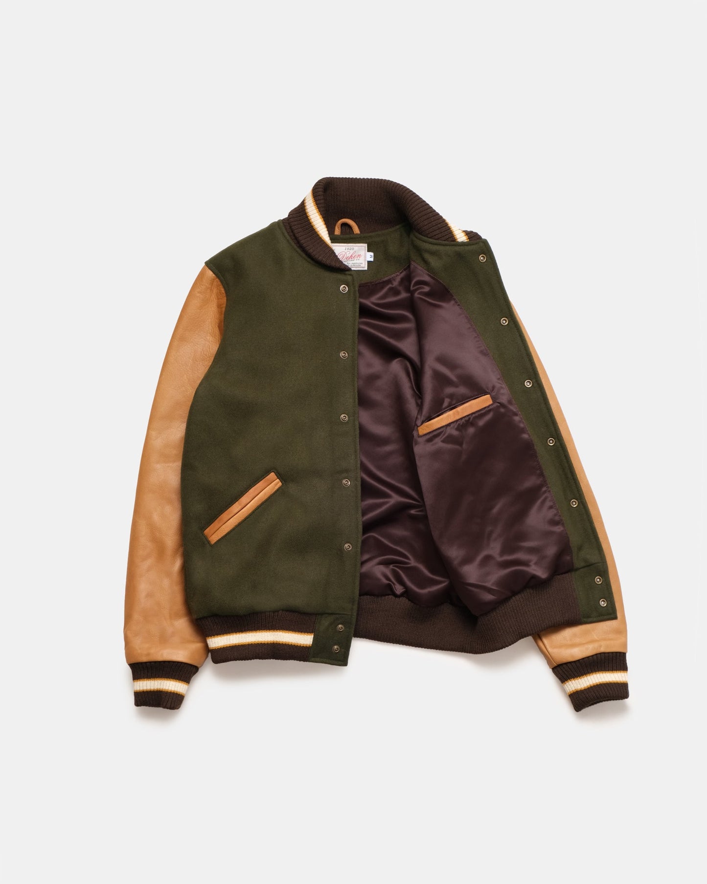 Dehen 1920 - Varsity Jacket Loden-Rust