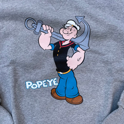 School of Life Projects - Popeye Crew Sweat (Grey Mel)