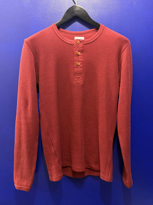 Hermansson Folktrikå - 001 Ribbed Henley Bordeaux