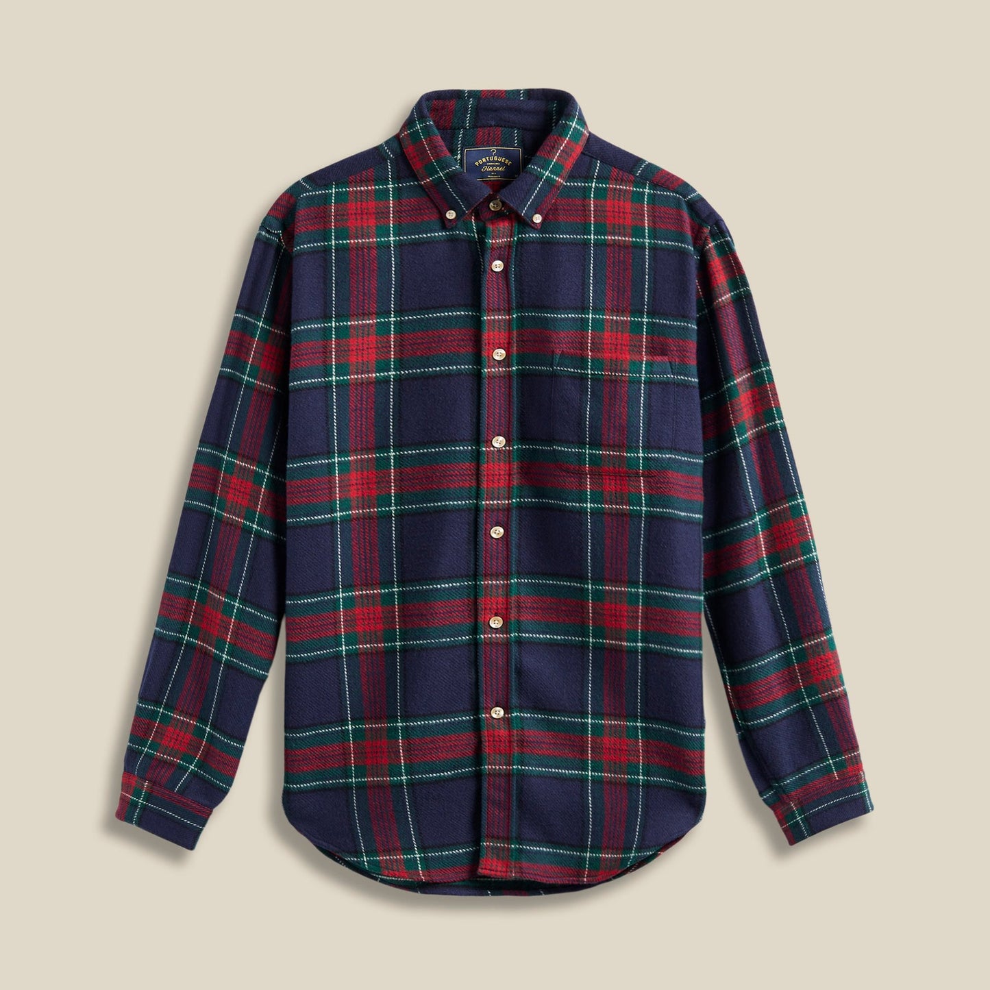 Portuguese Flannel - Faru Check Blue