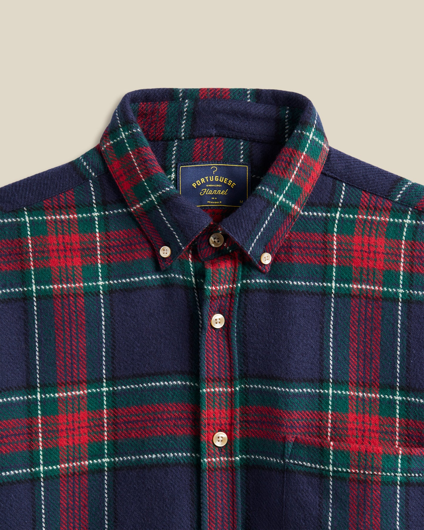 Portuguese Flannel - Faru Check Blue