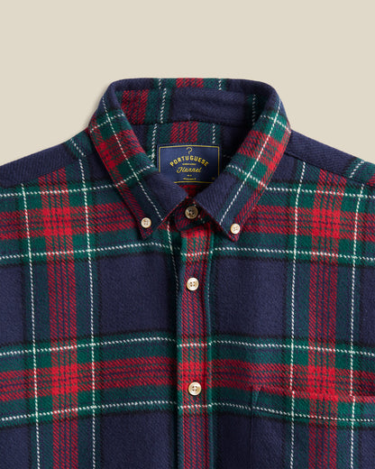 Portuguese Flannel - Faru Check Blue