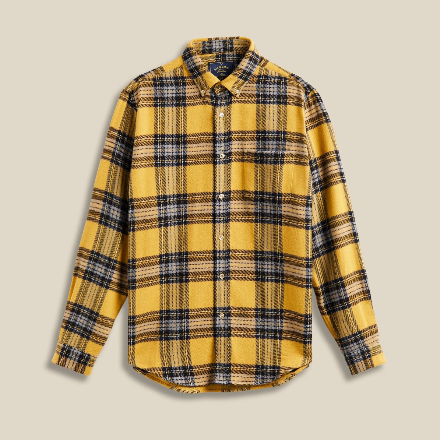 Portuguese Flannel - Faru Check Yellow