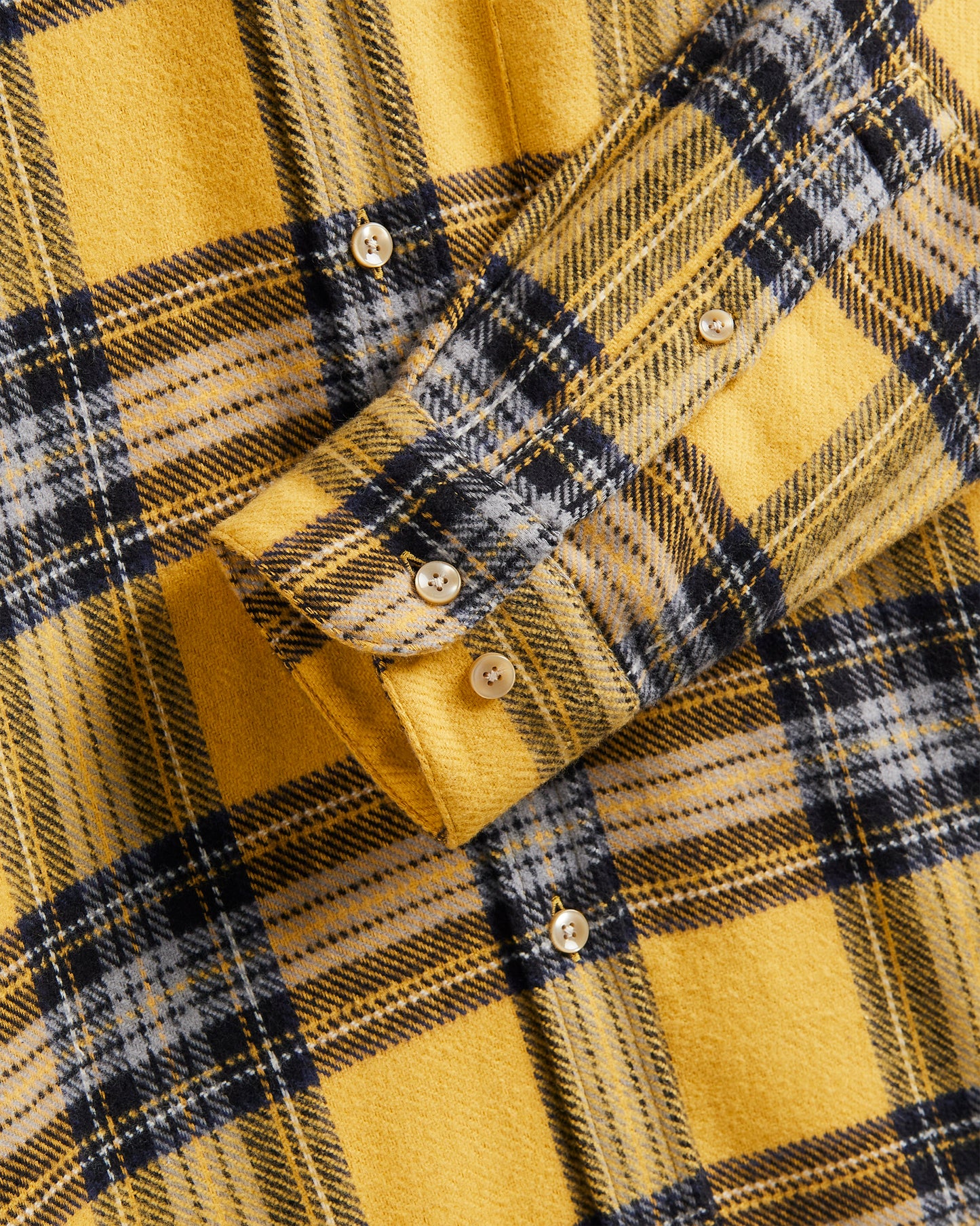 Portuguese Flannel - Faru Check Yellow