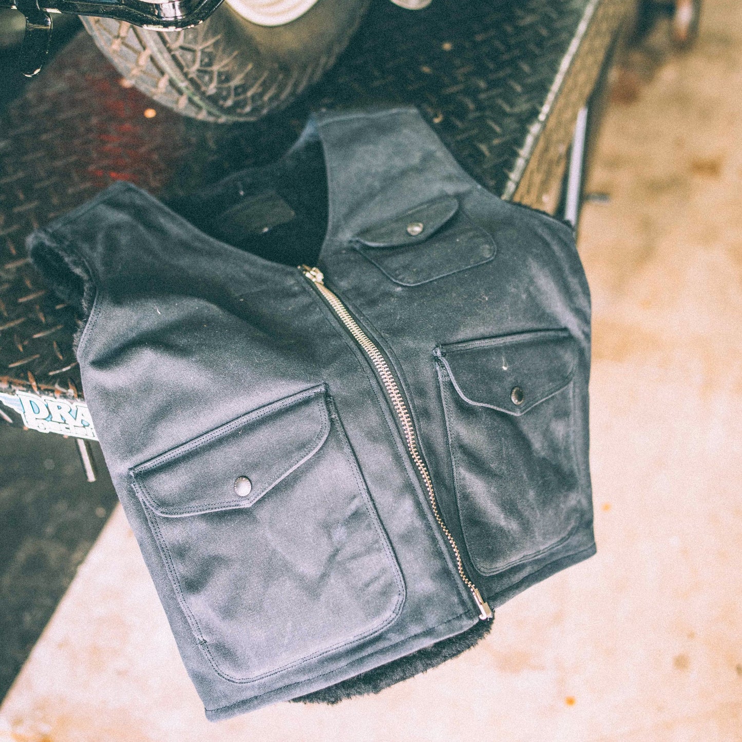 Freenote - Teamster Vest Black Canvas