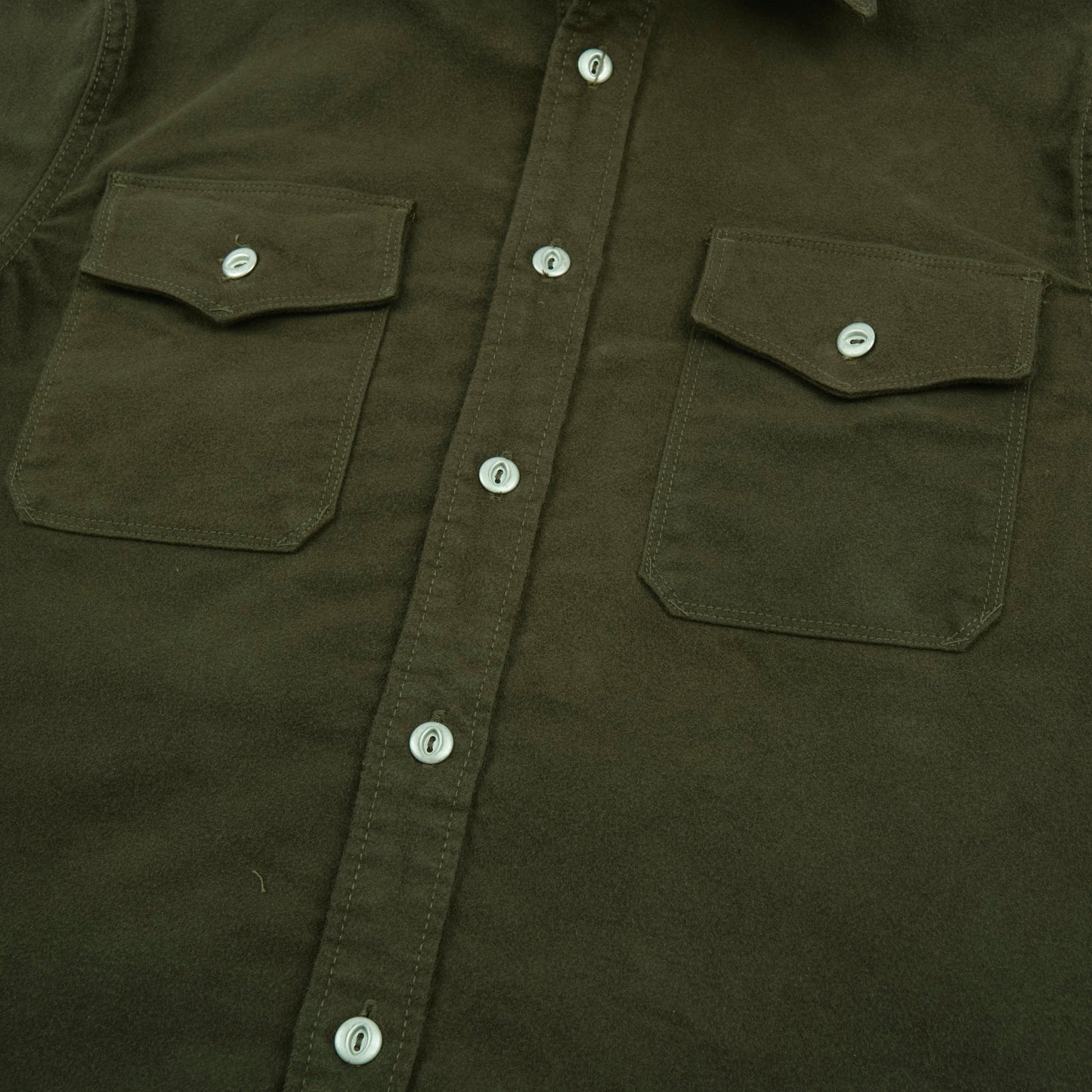 Freenote - Scout Shirt Moleskin Olive