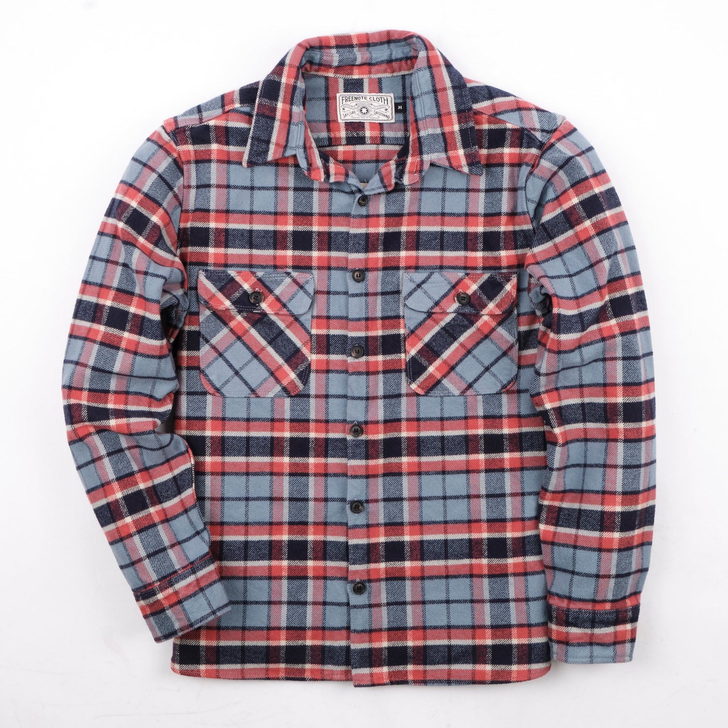 Freenote - Shirt - Benson Castle Blue Flannel