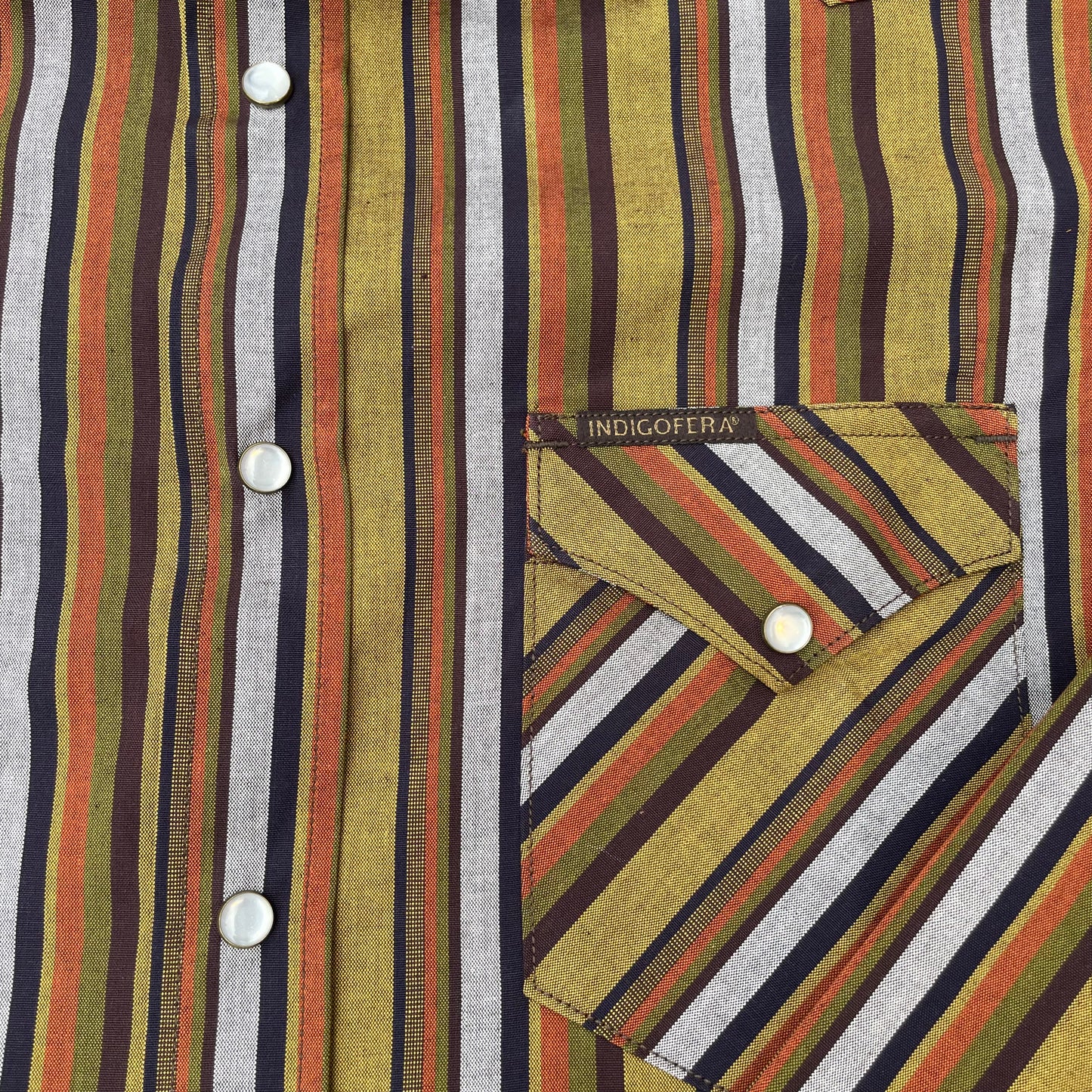 Indigofera - Sideras Western multicolored shirt