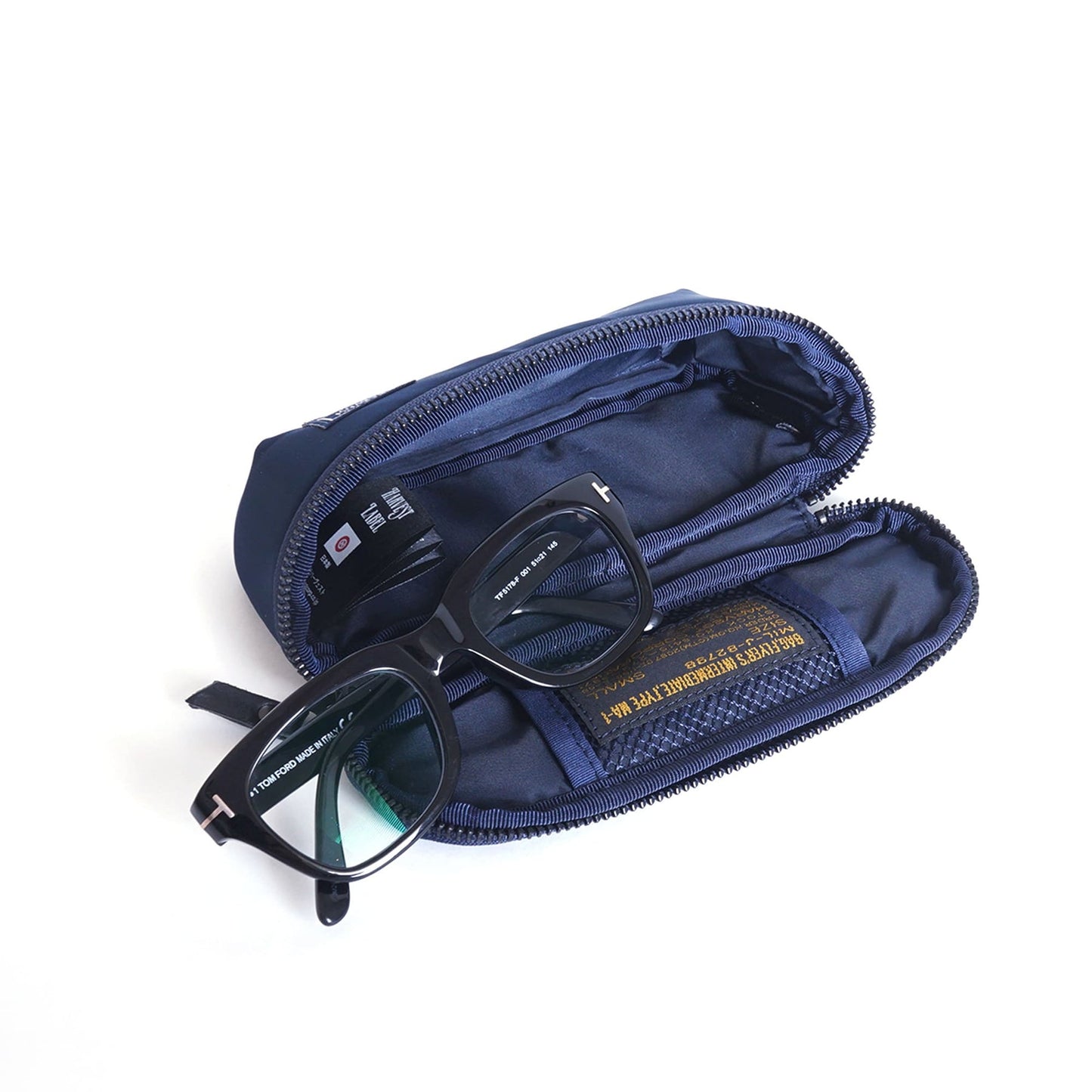Harvest Label - Bag, Flyers Supply HSP-0173 Glasses Case Air Force Blue