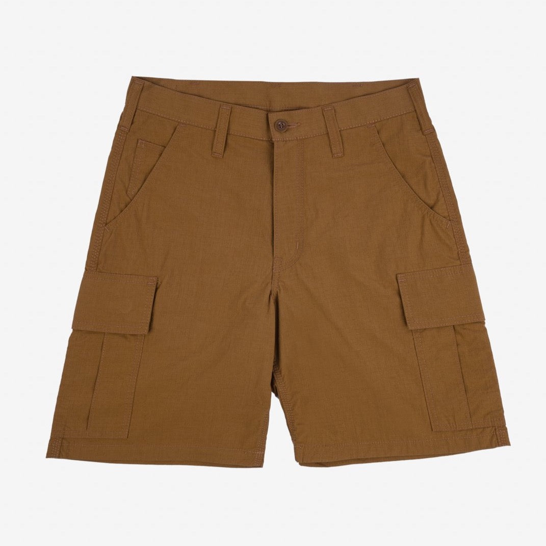 Iron Heart - IH-736-brown Ripstop Cargo Shorts