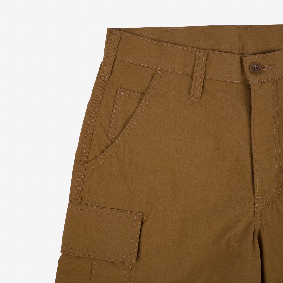 Iron Heart - IH-736-brown Ripstop Cargo Shorts