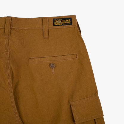 Iron Heart - IH-736-brown Ripstop Cargo Shorts