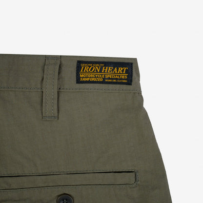 Iron Heart - IH-736-Olive Drap Ripstop Cargo Shorts