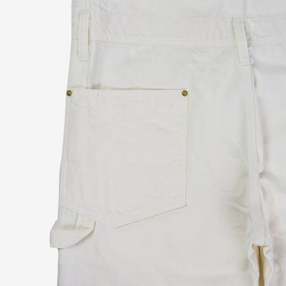 Iron Heart - IH-812-WHT 10.5oz Herringbone Double Knee Overalls