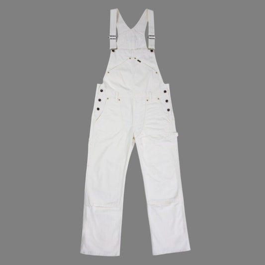 Iron Heart - IH-812-WHT 10.5oz Herringbone Double Knee Overalls