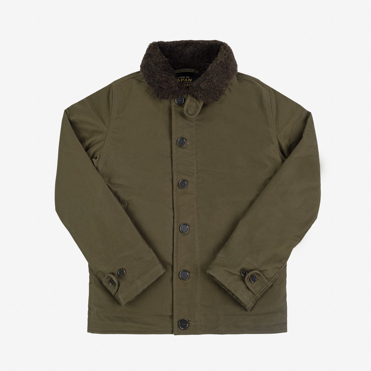 Iron Heart - IHM-37 Deck Jacket - Oiled Whipcord Olive