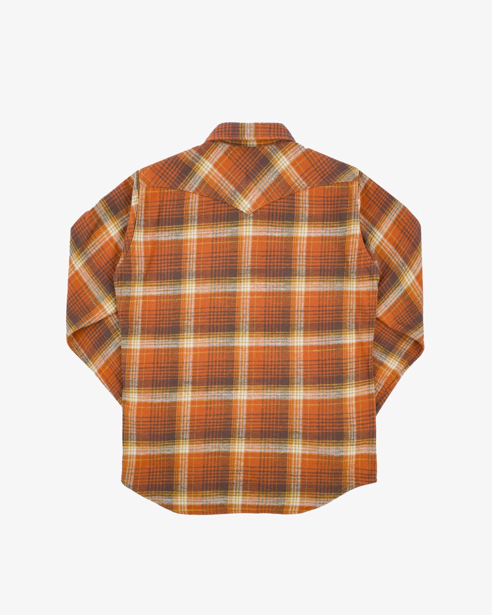 Iron Heart - IHSH-399-ORA Slubby Heavy Flannel