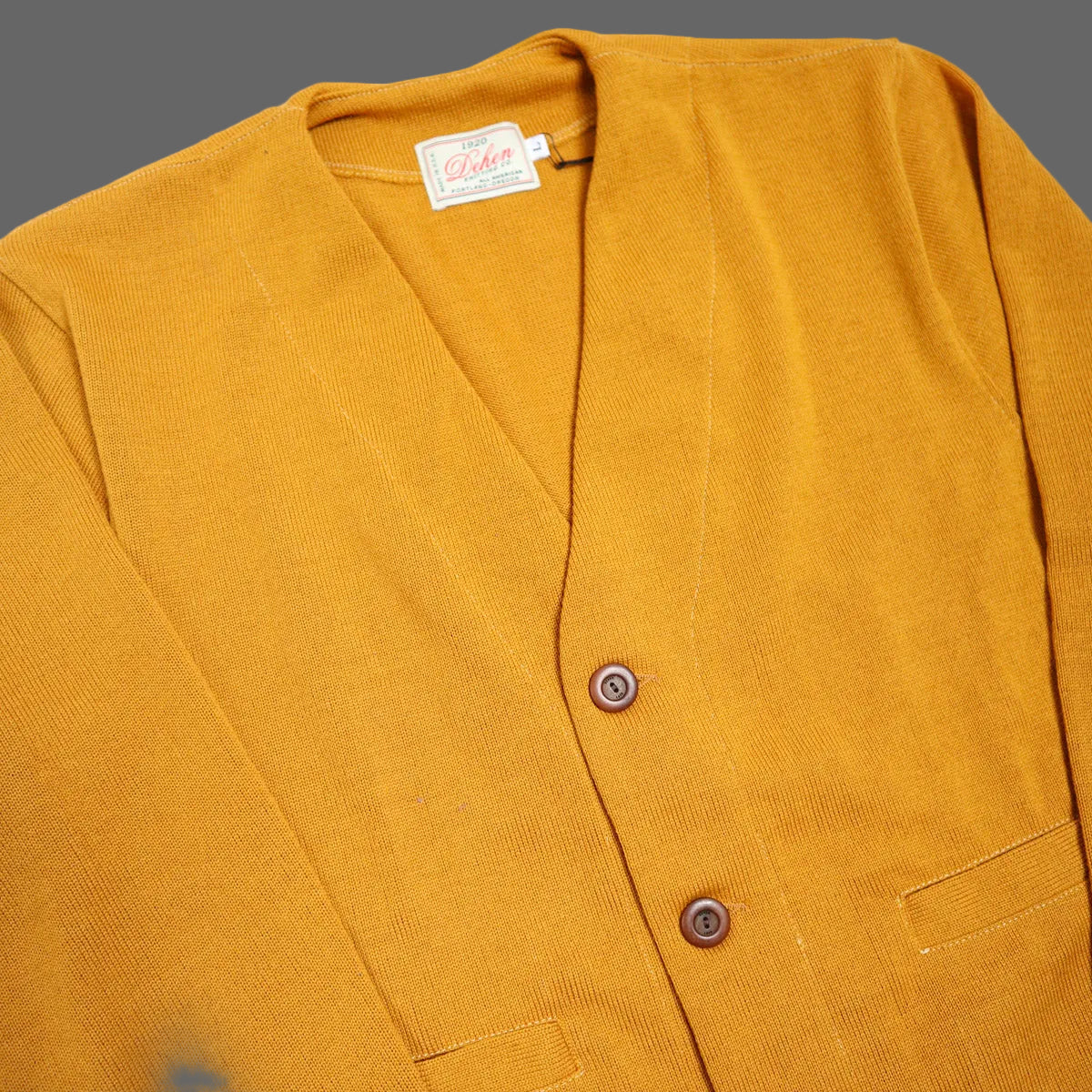 Dehen 1920 - Slouchy Cardigan Old Gold
