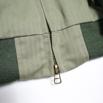 Dehen 1920 - Dry Wax Cotton Pilot Jacket - Sage